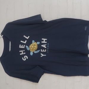 NWT Life is Good Men's Crusher T-shirt, Navy, Size Large